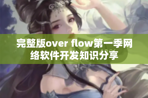 完整版over flow第一季网络软件开发知识分享