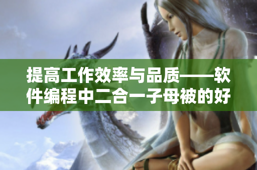 提高工作效率与品质——软件编程中二合一子母被的好处