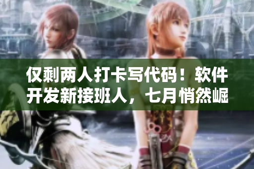 仅剩两人打卡写代码！软件开发新接班人，七月悄然崛起