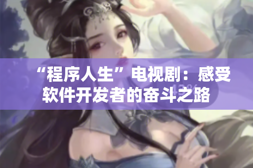 “程序人生”电视剧：感受软件开发者的奋斗之路