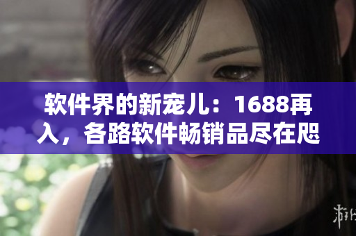 软件界的新宠儿：1688再入，各路软件畅销品尽在咫尺！