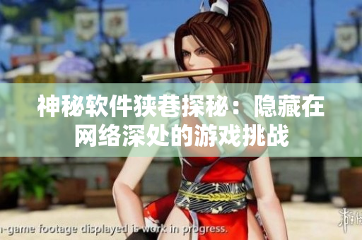 神秘软件狭巷探秘：隐藏在网络深处的游戏挑战