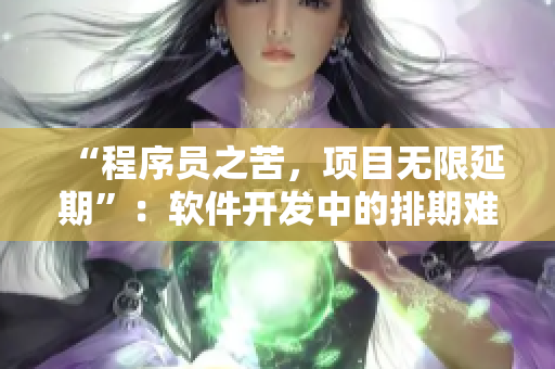 “程序员之苦，项目无限延期”：软件开发中的排期难题