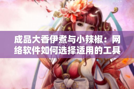 成品大香伊煮与小辣椒：网络软件如何选择适用的工具