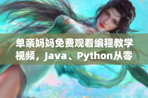 单亲妈妈免费观看编程教学视频，Java、Python从零入门！
