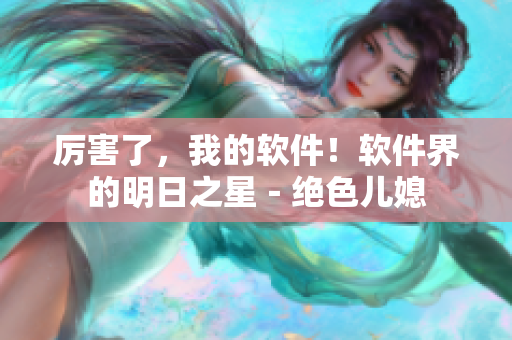 厉害了，我的软件！软件界的明日之星－绝色儿媳
