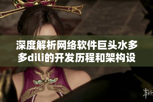 深度解析网络软件巨头水多多dili的开发历程和架构设计