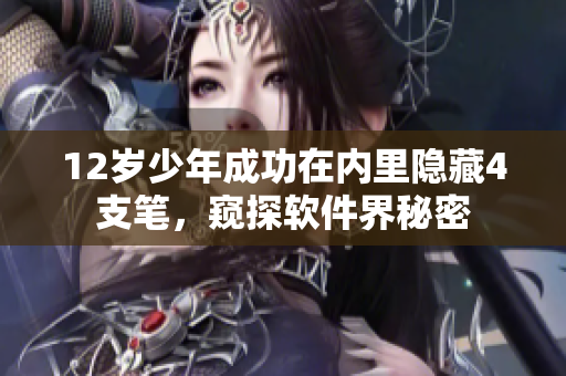 12岁少年成功在内里隐藏4支笔，窥探软件界秘密