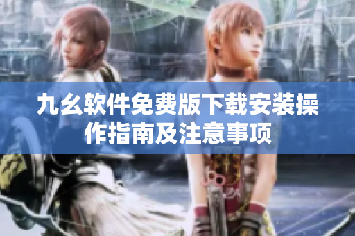 九幺软件免费版下载安装操作指南及注意事项