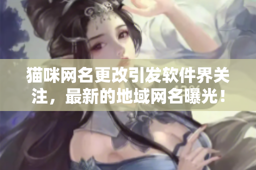 猫咪网名更改引发软件界关注，最新的地域网名曝光！