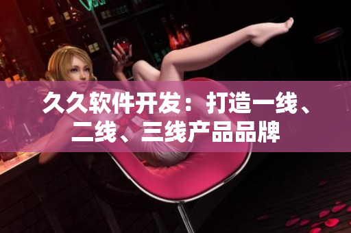 久久软件开发：打造一线、二线、三线产品品牌