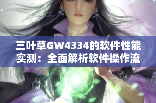 三叶草GW4334的软件性能实测：全面解析软件操作流畅度