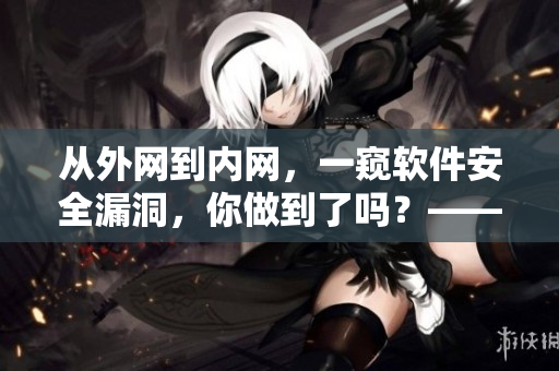 从外网到内网，一窥软件安全漏洞，你做到了吗？——网络软件安全入侵调查