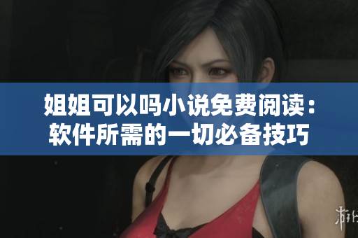 姐姐可以吗小说免费阅读：软件所需的一切必备技巧