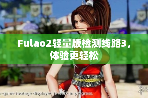Fulao2轻量版检测线路3，体验更轻松