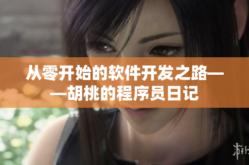 从零开始的软件开发之路——胡桃的程序员日记