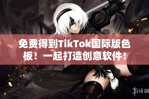 免费得到TikTok国际版色板！一起打造创意软件！
