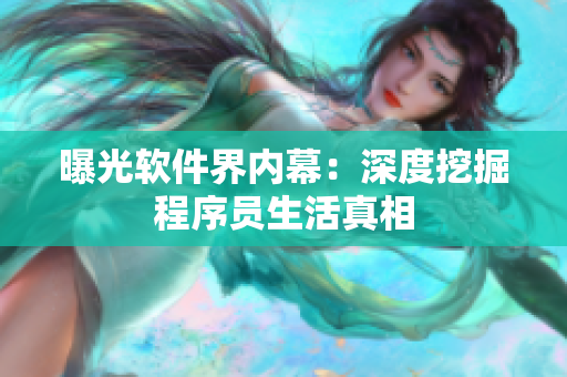 曝光软件界内幕：深度挖掘程序员生活真相