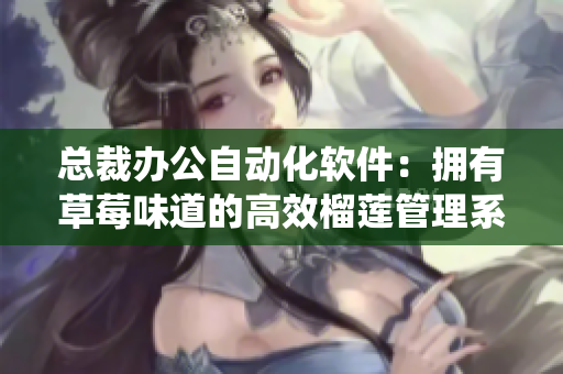 总裁办公自动化软件：拥有草莓味道的高效榴莲管理系统