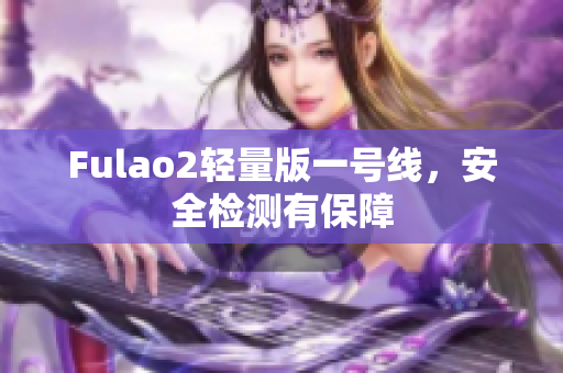 Fulao2轻量版一号线，安全检测有保障