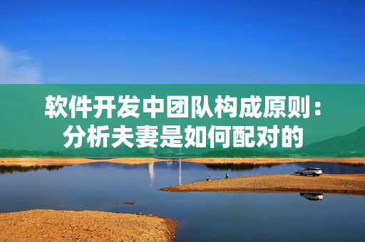 软件开发中团队构成原则：分析夫妻是如何配对的