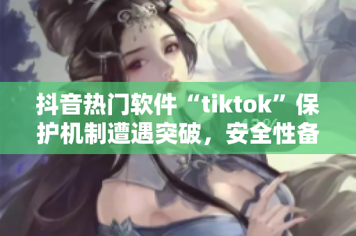 抖音热门软件“tiktok”保护机制遭遇突破，安全性备受质疑