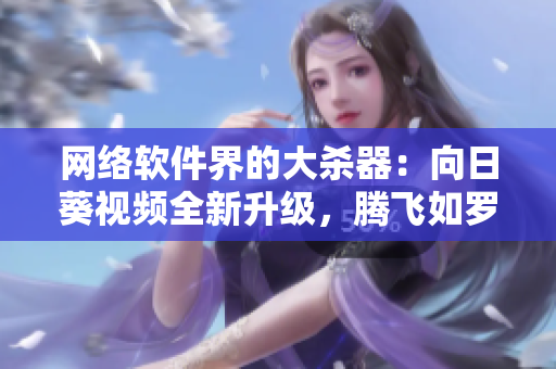 网络软件界的大杀器：向日葵视频全新升级，腾飞如罗志祥！