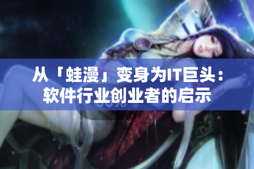 从「蛙漫」变身为IT巨头：软件行业创业者的启示