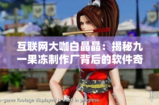 互联网大咖白晶晶：揭秘九一果冻制作厂背后的软件奇才
