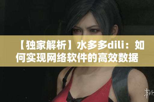 【独家解析】水多多dili：如何实现网络软件的高效数据传输？