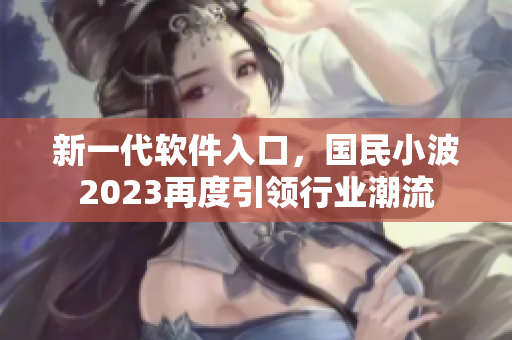 新一代软件入口，国民小波2023再度引领行业潮流