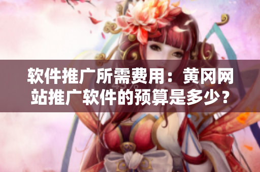 软件推广所需费用：黄冈网站推广软件的预算是多少？