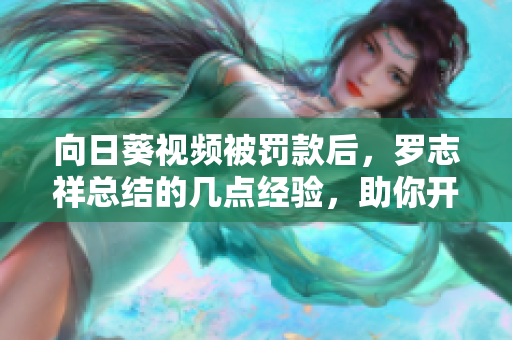 向日葵视频被罚款后，罗志祥总结的几点经验，助你开发网络软件的正确姿势