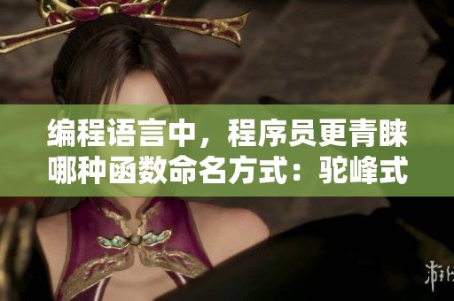 编程语言中，程序员更青睐哪种函数命名方式：驼峰式还是下划线分隔？