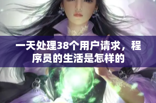 一天处理38个用户请求，程序员的生活是怎样的