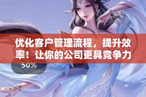 优化客户管理流程，提升效率！让你的公司更具竞争力的软件解决方案