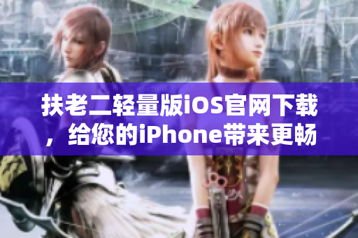 扶老二轻量版iOS官网下载，给您的iPhone带来更畅快的使用体验