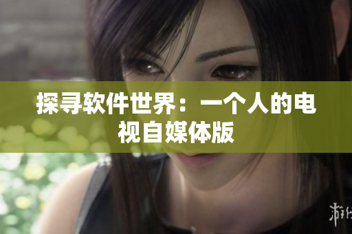 探寻软件世界：一个人的电视自媒体版
