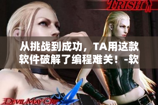 从挑战到成功，TA用这款软件破解了编程难关！-软件篇