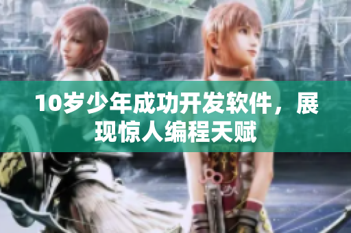 10岁少年成功开发软件，展现惊人编程天赋