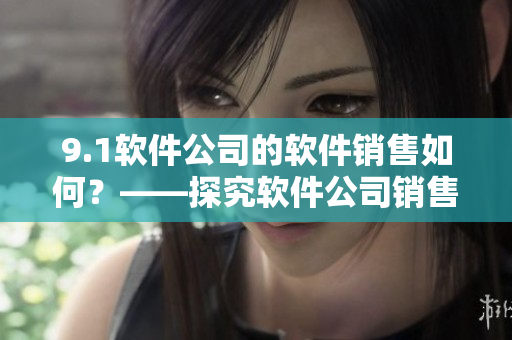 9.1软件公司的软件销售如何？——探究软件公司销售策略及市场表现