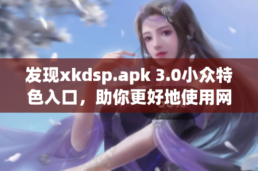 发现xkdsp.apk 3.0小众特色入口，助你更好地使用网络软件