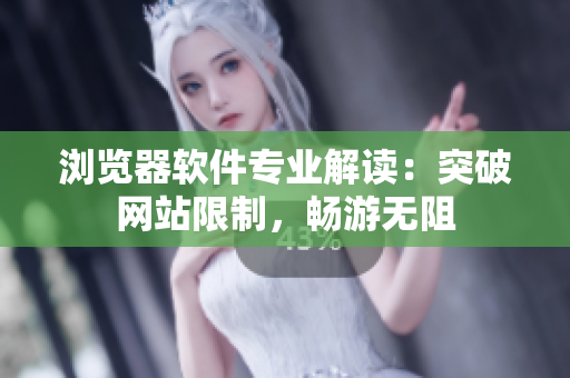 浏览器软件专业解读：突破网站限制，畅游无阻