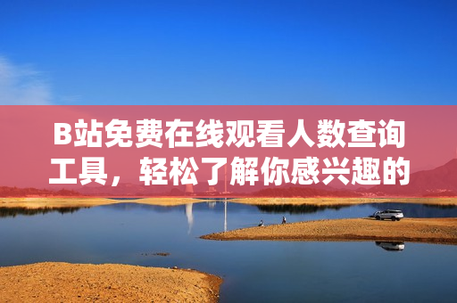 B站免费在线观看人数查询工具，轻松了解你感兴趣的网络软件