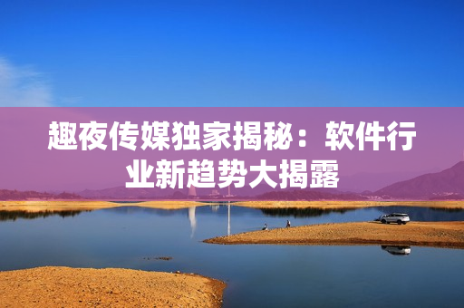趣夜传媒独家揭秘：软件行业新趋势大揭露