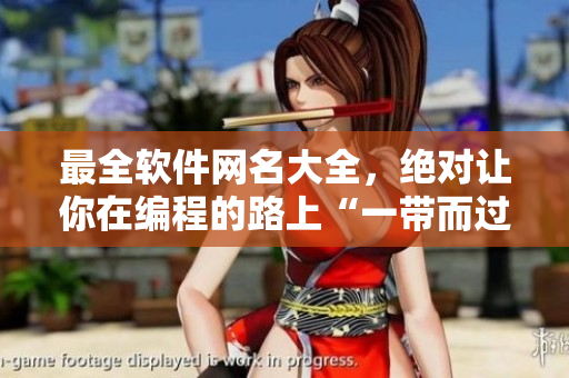 最全软件网名大全，绝对让你在编程的路上“一带而过”！