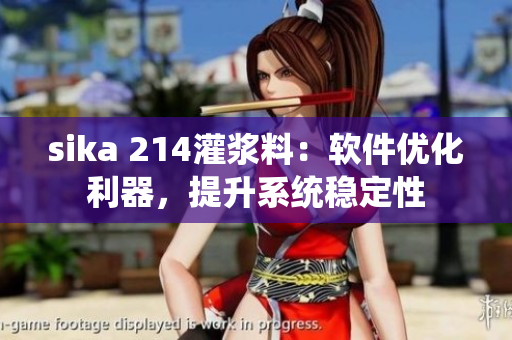 sika 214灌浆料：软件优化利器，提升系统稳定性