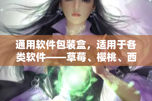 通用软件包装盒，适用于各类软件——草莓、樱桃、西瓜、榴莲皆可使用！