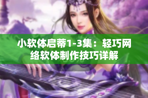 小软体启蒂1-3集：轻巧网络软体制作技巧详解