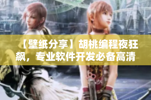 【壁纸分享】胡桃编程夜狂飙，专业软件开发必备高清壁纸！